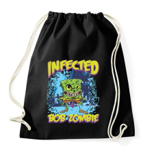 PRINTFASHION Zombi Bob - Sportzsák, Tornazsák - Fekete tornazsák