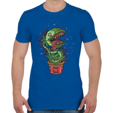 PRINTFASHION Zombi növény - Férfi póló - Királykék férfi póló