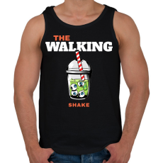 PRINTFASHION Zombi shake - Férfi atléta - Fekete