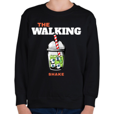 PRINTFASHION Zombi shake - Gyerek pulóver - Fekete