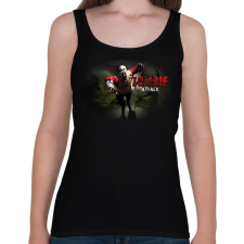 PRINTFASHION Zombie_Attack - Női atléta - Fekete női trikó