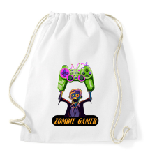 PRINTFASHION Zombie Gamer (Konzol) - Sportzsák, Tornazsák - Fehér tornazsák