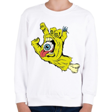 PRINTFASHION Zombikéz - Gyerek pulóver - Fehér gyerek pulóver, kardigán
