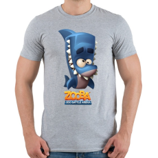 PRINTFASHION Zooba - Finn - Férfi póló - Sport szürke