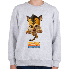 PRINTFASHION Zooba - Jade  - Gyerek pulóver - Sport szürke gyerek pulóver, kardigán