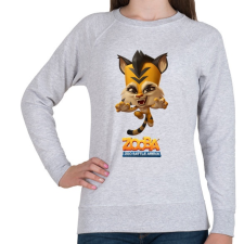 PRINTFASHION Zooba - Jade - Női pulóver - Sport szürke női pulóver, kardigán