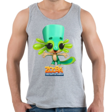 PRINTFASHION Zooba - Lizzy  - Férfi atléta - Sport szürke