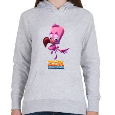 PRINTFASHION Zooba - Milo  - Női kapucnis pulóver - Sport szürke női pulóver, kardigán