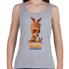 PRINTFASHION Zooba - Molly  - Női atléta - Sport szürke női trikó