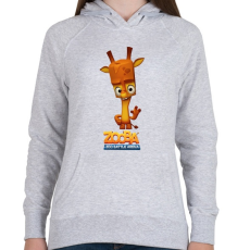 PRINTFASHION Zooba - Pepper  - Női kapucnis pulóver - Sport szürke