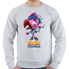 PRINTFASHION Zooba - Sleeper Milo  - Férfi pulóver - Sport szürke