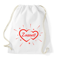 PRINTFASHION Zsanett - Sportzsák, Tornazsák - Fehér tornazsák