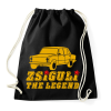 PRINTFASHION Zsiguli the legend - Sportzsák, Tornazsák - Fekete