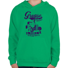 PRINTFASHION Zsííírrr - Gyerek kapucnis pulóver - Zöld