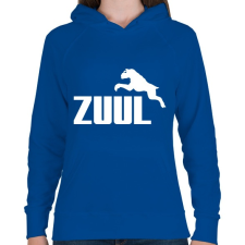 PRINTFASHION Zuul - Női kapucnis pulóver - Királykék női pulóver, kardigán