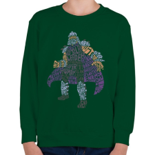 PRINTFASHION Zúzó mester - Gyerek pulóver - Sötétzöld gyerek pulóver, kardigán