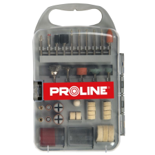 Pro Line 93171 Tartozékkészlet Mini Darálóhoz, 71 db Műanyag Dobozban (93171) barkácsgép tartozék