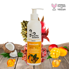  Pro Pet Science ShowLook, professzionális szőrkondicionáló balzsam 250ml kutyasampon