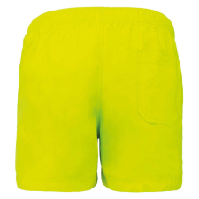 PROACT bársonyos tapintású férfi úszó rövidnadrág PA169, Fluorescent Yellow-L munkaruha