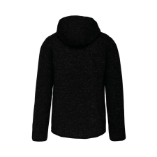 PROACT cipzáras kapucnis vastag Női pulóver bolyhos belsővel PA366, Dark Grey Melange-L női pulóver, kardigán