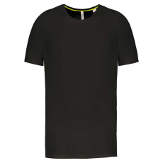 PROACT férfi környakas rövid ujjú sportpóló PA4012, Black-L