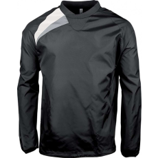 PROACT Férfi pulóver Proact PA330 Adults' Rain Sweatshirt -4XL, Black/White/Storm Grey