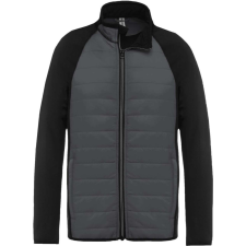 PROACT férfi sport dzseki két különböző anyagból PA233, Sporty Grey/Black-L férfi kabát, dzseki