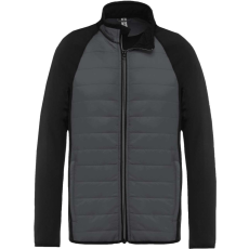 PROACT férfi sport dzseki két különböző anyagból PA233, Sporty Grey/Black-S
