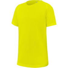 PROACT Gyerek póló Proact PA445 Kids&#039; Short Sleeved Sports T-Shirt -6/8, Fluorescent Yellow gyerek póló