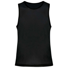 PROACT hálós megkülönböztető ujjatlan sportpóló PA043, Black-2XL/3XL férfi póló