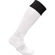 PROACT hosszú szárú sportzokni kontrasztos színű felsö résszel PA0300, White/Black-47/50