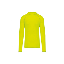 PROACT hosszú ujjú férfi sportpóló UV védelemmel PA4017, Fluorescent Yellow-S férfi póló