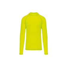 PROACT hosszú ujjú férfi sportpóló UV védelemmel PA4017, Fluorescent Yellow-XS férfi póló
