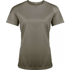 PROACT Női póló Proact PA439 Ladies&#039; Short-Sleeved Sports T-Shirt -S, Dark Khaki női póló