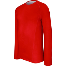PROACT PA005 férfi hosszú ujjú sztreccs sportpóló Proact, Sporty Red-XS