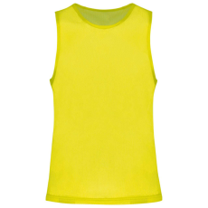 PROACT PA043 hálós megkülönböztető ujjatlan sportpóló Proact, Fluorescent Yellow-2XL/3XL