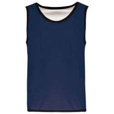 PROACT PA046 gyerek ujjatlan kifordítható sportpóló Proact, Sporty Navy/White-10/14