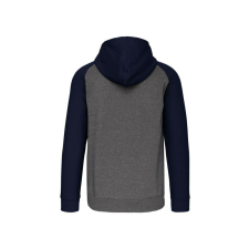 PROACT PA380 UNISEX TWO-TONE ZIPPED HOODED FLEECE JACKET M férfi pulóver, kardigán