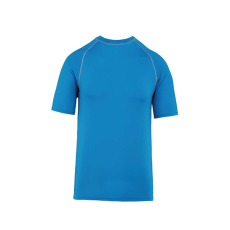 PROACT PA4007 szűk szabású unisex sztreccs surf póló Proact, Aqua Blue-XS