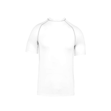PROACT PA4007 szűk szabású unisex sztreccs surf póló Proact, White-L