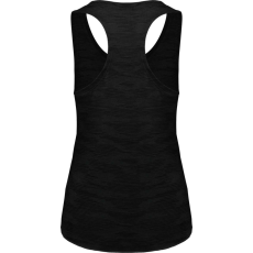 PROACT PA4009 laza szabású sporthátú ívelt aljú Női ujjatlan sportpóló Proact, Black-XS