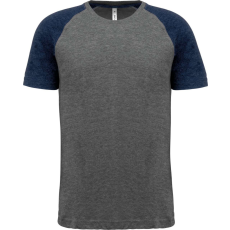 PROACT PA4010 ADULT TRIBLEND TWO-TONE SPORTS SHORT-SLEEVED T-SHIRT 2XL