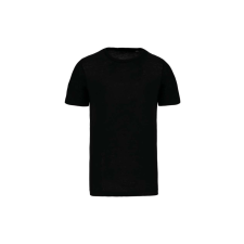 PROACT PA4011 rövid ujjú környakas triblend unisex sportpóló Proact, Black-M férfi póló