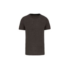 PROACT PA4011 rövid ujjú környakas triblend unisex sportpóló Proact, Dark Khaki Heather-3XL férfi póló