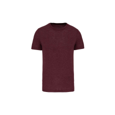 PROACT PA4011 rövid ujjú környakas triblend unisex sportpóló Proact, Wine Heather-XL