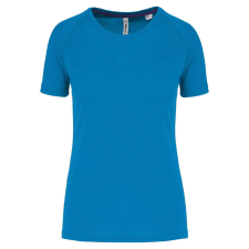PROACT PA4013 rövid ujjú környakas Női sportpóló Proact, Aqua Blue-XS női póló