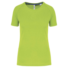 PROACT PA4013 rövid ujjú környakas Női sportpóló Proact, Lime-M női póló