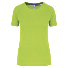 PROACT PA4013 rövid ujjú környakas Női sportpóló Proact, Lime-XL