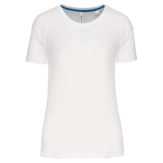 PROACT PA4013 rövid ujjú környakas Női sportpóló Proact, White-2XL