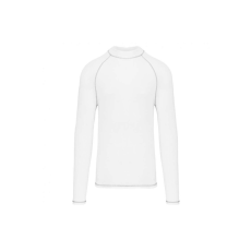 PROACT PA4017 hosszú ujjú férfi sportpóló UV védelemmel Proact, White-S